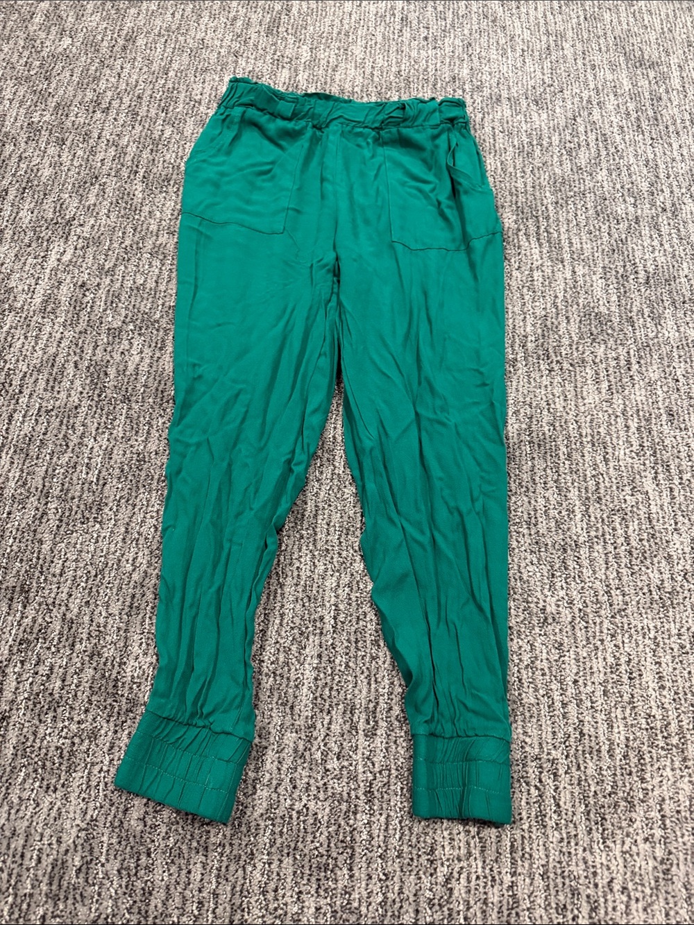 New Look Teal Green Elastic Cuff Joggers